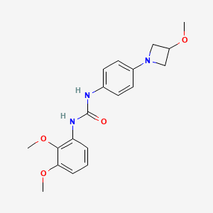 molecular formula C19H23N3O4 B2687385 1-(2,3-二甲氧基苯基)-3-(4-(3-甲氧基吖啶-1-基)苯基)脲 CAS No. 2034524-34-8