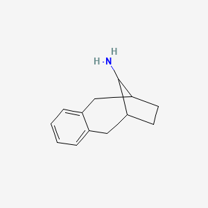 molecular formula C13H17N B2687387 三环[8.2.1.0^{3,8}]十三烯-13-胺 CAS No. 1379292-68-8