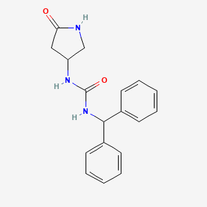 1-Benzhydryl-3-(5-oxopyrrolidin-3-yl)urea