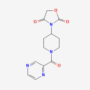 3-(1-(Pyrazine-2-carbonyl)piperidin-4-yl)oxazolidine-2,4-dione