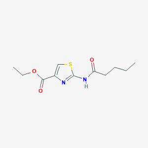 Ethyl 2-pentanamidothiazole-4-carboxylate