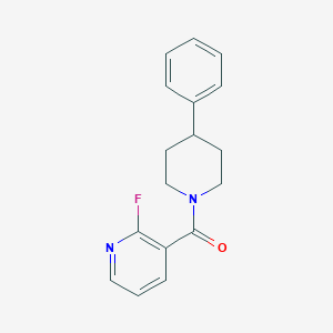 2-Fluoro-3-(4-phenylpiperidine-1-carbonyl)pyridine
