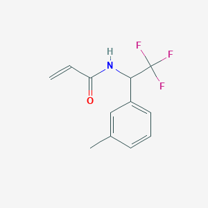 N-[2,2,2-Trifluoro-1-(3-methylphenyl)ethyl]prop-2-enamide