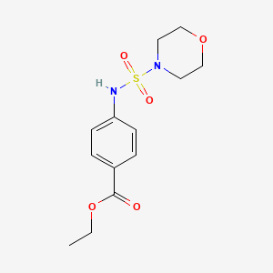 molecular formula C13H18N2O5S B2687534 Ethyl 4-(morpholine-4-sulfonamido)benzoate CAS No. 741717-93-1