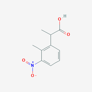 2-Methyl-3-nitrophenylpropanoic acid
