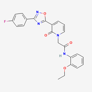N-(2-ethoxyphenyl)-2-(3-(3-(4-fluorophenyl)-1,2,4-oxadiazol-5-yl)-2-oxopyridin-1(2H)-yl)acetamide