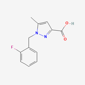 1-(2-Fluorobenzyl)-5-methyl-1H-pyrazole-3-carboxylic acid