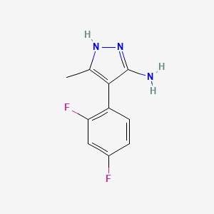 4-(2,4-difluorophenyl)-5-methyl-1H-pyrazol-3-amine