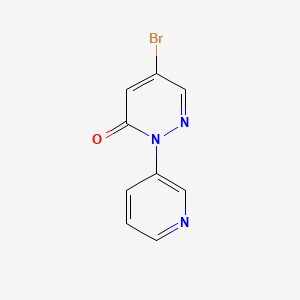 5-Bromo-2-(pyridin-3-yl)-2,3-dihydropyridazin-3-one