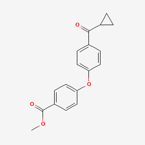 Methyl 4-(4-cyclopropanecarbonylphenoxy)benzoate