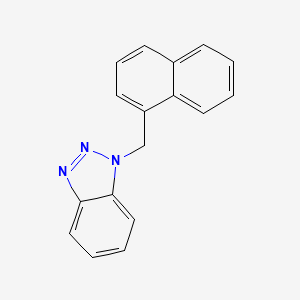 molecular formula C17H13N3 B2687642 1-(Naphthalen-1-ylmethyl)-1H-1,2,3-benzotriazole CAS No. 152574-68-0