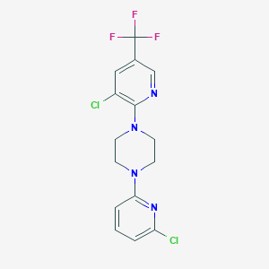 1-(6-Chloro-2-pyridinyl)-4-[3-chloro-5-(trifluoromethyl)-2-pyridinyl]piperazine