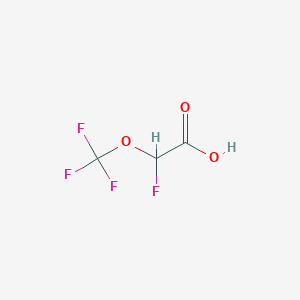 molecular formula C3H2F4O3 B2687667 2-Fluoro-2-(trifluoromethoxy)acetic acid CAS No. 1378818-03-1