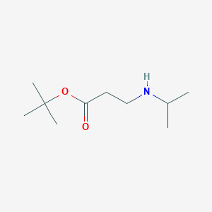 molecular formula C10H21NO2 B2687694 tert-Butyl 3-[(propan-2-yl)amino]propanoate CAS No. 851934-74-2