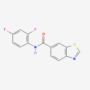N-(2,4-difluorophenyl)-1,3-benzothiazole-6-carboxamide