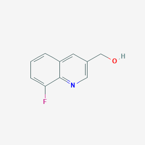 molecular formula C10H8FNO B2687709 (8-氟喹啉-3-基)甲醇 CAS No. 1307240-33-0