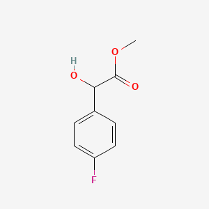 molecular formula C9H9FO3 B2687736 甲基-2-(4-氟苯基)-2-羟基乙酸酯 CAS No. 127709-19-7