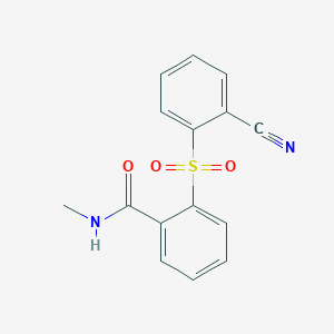 2-[(2-cyanophenyl)sulfonyl]-N-methylbenzenecarboxamide