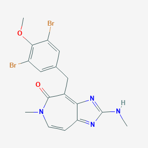 molecular formula C17H16Br2N4O2 B026878 角质胺 A CAS No. 634151-15-8