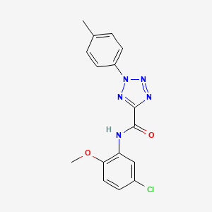 N-(5-chloro-2-methoxyphenyl)-2-(p-tolyl)-2H-tetrazole-5-carboxamide