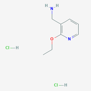 molecular formula C8H14Cl2N2O B2687863 [(2-Ethoxy-3-pyridinyl)methyl]amine dihydrochloride CAS No. 1268982-87-1