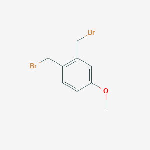 molecular formula C9H10Br2O B2687874 1,2-双(溴甲基)-4-甲氧基苯 CAS No. 36132-96-4