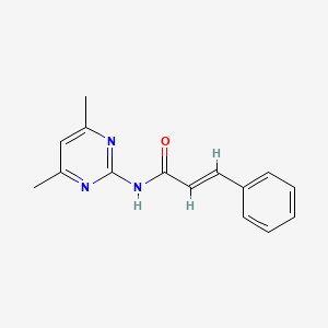 (2E)-N-(4,6-dimethylpyrimidin-2-yl)-3-phenylprop-2-enamide