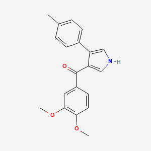 3-(3,4-dimethoxybenzoyl)-4-(4-methylphenyl)-1H-pyrrole