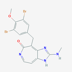 molecular formula C16H14Br2N4O2 B026879 角胺 B CAS No. 634151-16-9