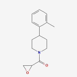 [4-(2-Methylphenyl)piperidin-1-yl]-(oxiran-2-yl)methanone