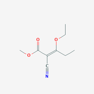 molecular formula C9H13NO3 B2687963 methyl (2Z)-2-cyano-3-ethoxypent-2-enoate CAS No. 85092-79-1