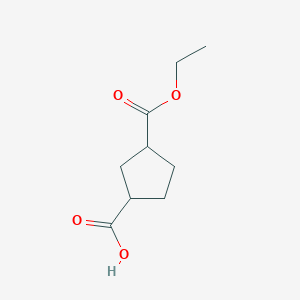 3-(Ethoxycarbonyl)cyclopentanecarboxylic acid