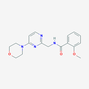 2-methoxy-N-((4-morpholinopyrimidin-2-yl)methyl)benzamide