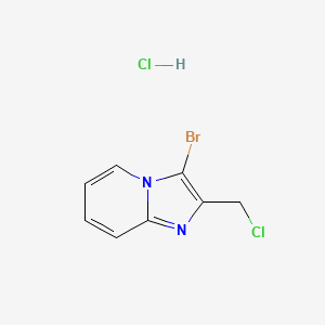 3-Bromo-2-(chloromethyl)imidazo[1,2-a]pyridine hydrochloride