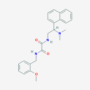 N1-(2-(dimethylamino)-2-(naphthalen-1-yl)ethyl)-N2-(2-methoxybenzyl)oxalamide