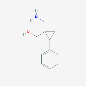 [1-(Aminomethyl)-2-phenylcyclopropyl]methanol