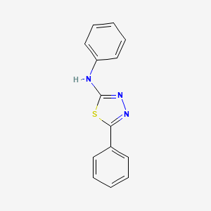 N,5-diphenyl-1,3,4-thiadiazol-2-amine