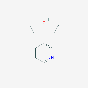 molecular formula C10H15NO B2688107 3-(Pyridin-3-yl)pentan-3-ol CAS No. 40247-47-0
