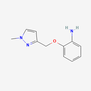 2-[(1-methyl-1H-pyrazol-3-yl)methoxy]aniline