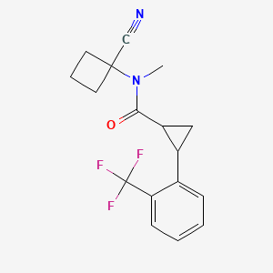 N-(1-cyanocyclobutyl)-N-methyl-2-[2-(trifluoromethyl)phenyl]cyclopropane-1-carboxamide