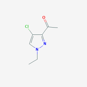 1-(4-chloro-1-ethyl-1H-pyrazol-3-yl)ethanone