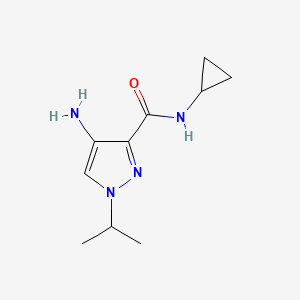 4-Amino-N-cyclopropyl-1-isopropyl-1H-pyrazole-3-carboxamide