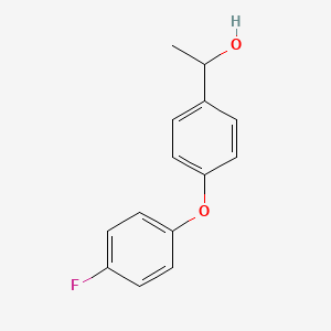 molecular formula C14H13FO2 B2688179 1-[4-(4-Fluorophenoxy)phenyl]ethan-1-ol CAS No. 1156737-05-1