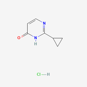 2-Cyclopropylpyrimidin-4-ol hydrochloride