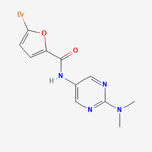 5-bromo-N-(2-(dimethylamino)pyrimidin-5-yl)furan-2-carboxamide