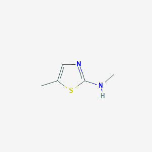 molecular formula C5H8N2S B2688236 N,5-二甲基-1,3-噻唑-2-胺 CAS No. 52829-91-1