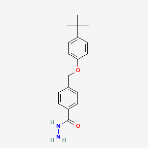 molecular formula C18H22N2O2 B2688243 4-(4-叔丁基苯氧基甲基)-苯甲酸肼 CAS No. 377769-38-5