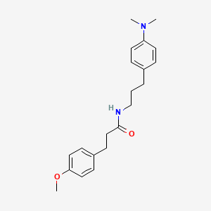 N-(3-(4-(dimethylamino)phenyl)propyl)-3-(4-methoxyphenyl)propanamide
