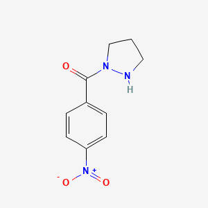 (4-nitrophenyl)(tetrahydro-1H-pyrazol-1-yl)methanone