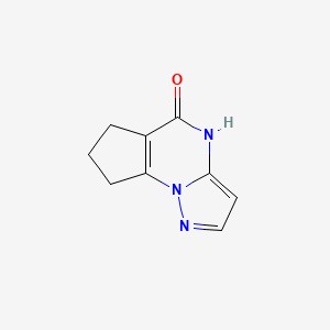 1,8,12-Triazatricyclo[7.3.0.0,2,6]dodeca-2(6),9,11-trien-7-one